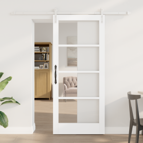 Puerta Deslizante con Accesorios "ORKDAL" Madera