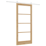 Puerta Deslizante  con Juego de Herrajes 'ORKDAL'Madera Maciza y Cristal | Foro24.es | Tu tienda online para hogar, jardín y más Foro24.es