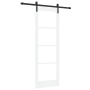 Puerta Corrediza  con Juego de Herrajes 'ORKDAL'Blanca 73,5x211 cm | Foro24.es | Tu tienda online para hogar, jardín y más Foro24.es