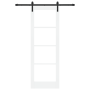 Puerta Corrediza  con Juego de Herrajes 'ORKDAL'Blanca 73,5x211 cm | Foro24.es | Tu tienda online para hogar, jardín y más Foro24.es