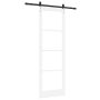 Puerta Corrediza  con Kit de Herrajes 'ORKDAL'Blanca 78x232 cm | Foro24.es | Tu tienda online para hogar, jardín y más Foro24.es