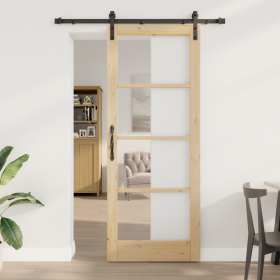 Puerta Deslizante con Juego de Hardware