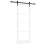 Puerta Deslizante  con Juego de Hardware 'ORKDAL'Blanca 83x211 cm | Foro24.es | Tu tienda online para hogar, jardín y más Foro24.es