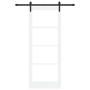 Puerta Deslizante  con Juego de Hardware 'ORKDAL'Blanca 83x211 cm | Foro24.es | Tu tienda online para hogar, jardín y más Foro24.es