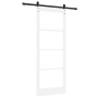Puerta Deslizante  con Juego de Hardware 'ORKDAL'Blanca 83x211 cm | Foro24.es | Tu tienda online para hogar, jardín y más Foro24.es