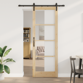 Puerta Deslizante con Set de Hardware