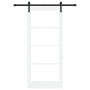 Puerta Deslizante con Juego de Hardware 'ORKDAL'Blanca 86x198.5 cm | Foro24.es | Tu tienda online para hogar, jardín y más Foro24.es