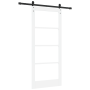 Puerta Deslizante con Juego de Hardware 'ORKDAL'Blanca 86x198.5 cm | Foro24.es | Tu tienda online para hogar, jardín y más Foro24.es
