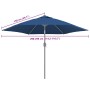 Tela de repuesto para sombrilla azul azure 300 cm