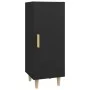 Aparador de madera contrachapada negro 34,5x34x90 cm de vidaXL, Aparadores - Ref: Foro24-812322, Precio: 62,29 €, Descuento: %