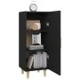 Schwarzes Sperrholz-Sideboard 34,5 x 34 x 90 cm von vidaXL, Sideboards - Ref: Foro24-812322, Preis: 62,29 €, Rabatt: %