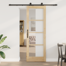 Puerta Deslizante con Set de Herrajes