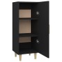 Schwarzes Sperrholz-Sideboard 34,5 x 34 x 90 cm von vidaXL, Sideboards - Ref: Foro24-812322, Preis: 63,15 €, Rabatt: %