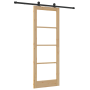 Puerta Deslizante  con Juego de Hardware 'ORKDAL'Madera Sólida y Vidrio | Foro24.es | Tu tienda online para hogar, jardín y más Foro24.es