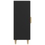 Schwarzes Sperrholz-Sideboard 34,5 x 34 x 90 cm von vidaXL, Sideboards - Ref: Foro24-812322, Preis: 63,15 €, Rabatt: %