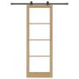 Puerta Deslizante con Set de Hardware 'ORKDAL'Madera Maciza & Vidrio | Foro24.es | Tu tienda online para hogar, jardín y más Foro24.es