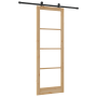 Puerta Deslizante con Set de Hardware 'ORKDAL'Madera Maciza & Vidrio | Foro24.es | Tu tienda online para hogar, jardín y más Foro24.es