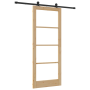 Puerta Deslizante  con Juego de Hardware 'ORKDAL'Madera Sólida y Vidrio | Foro24.es | Tu tienda online para hogar, jardín y más Foro24.es