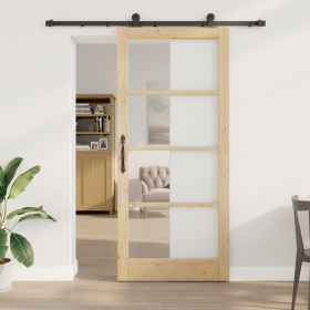 Puerta Deslizante con Juego de Hardware
