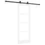 Puerta Deslizante  con Juego de Hardware 'ORKDAL'Blanca de Madera Maciza y Vidrio | Foro24.es | Tu tienda online para hogar, jardín y más Foro24.es