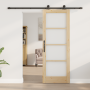 Puerta Deslizante con Juego de Herrajes 'ORKDAL'Madera Sólida & Vidrio | Foro24.es | Tu tienda online para hogar, jardín y más Foro24.es