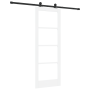 Puerta Deslizante  con Juego de Hardware 'ORKDAL'Blanca de Madera Maciza y Vidrio | Foro24.es | Tu tienda online para hogar, jardín y más Foro24.es