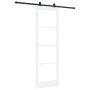 Puerta Deslizante con Juego de Hardware 'ORKDAL'Blanca de Madera Maciza y Vidrio | Foro24.es | Tu tienda online para hogar, jardín y más Foro24.es