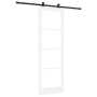 Puerta Deslizante con Juego de Hardware 'ORKDAL'Blanca de Madera Maciza y Vidrio | Foro24.es | Tu tienda online para hogar, jardín y más Foro24.es
