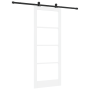 Puerta Deslizante  con Juego de Hardware 'ORKDAL'Blanco de Madera Sólida y Vidrio | Foro24.es | Tu tienda online para hogar, jardín y más Foro24.es