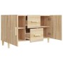 Sideboard aus Sonoma-Eichenholzwerkstoff, 100 x 36 x 60 cm von vidaXL, Sideboards - Ref: Foro24-812513, Preis: 102,29 €, Raba...