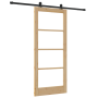 Puerta Deslizante  con Juego de Herrajes 'ORKDAL'de Madera Sólida y Vidrio | Foro24.es | Tu tienda online para hogar, jardín y más Foro24.es