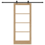 Puerta Deslizante  con Juego de Herrajes 'ORKDAL'de Madera Sólida y Vidrio | Foro24.es | Tu tienda online para hogar, jardín y más Foro24.es