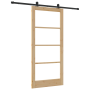 Puerta Deslizante  con Set de Hardware 'ORKDAL'Madera Sólida y Vidrio | Foro24.es | Tu tienda online para hogar, jardín y más Foro24.es