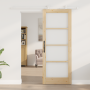 Puerta Deslizante  con Juego de Hardware 'ORKDAL'Madera Maciza y Vidrio | Foro24.es | Tu tienda online para hogar, jardín y más Foro24.es