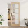 Puerta Deslizante con Conjunto de Herrajes 'ORKDAL'Madera Sólida y Vidrio | Foro24.es | Tu tienda online para hogar, jardín y más Foro24.es
