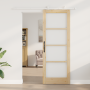 Puerta Deslizante con Conjunto de Herrajes 'ORKDAL'Madera Sólida y Vidrio | Foro24.es | Tu tienda online para hogar, jardín y más Foro24.es