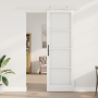 Puerta Deslizante  con Juego de Herrajes 'ORKDAL'Blanca Madera Sólida y Vidrio | Foro24.es | Tu tienda online para hogar, jardín y más Foro24.es