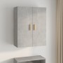 Betongrauer Hängewandschrank 69,5x34x90 cm von vidaXL, Sideboards - Ref: Foro24-812262, Preis: 75,70 €, Rabatt: %
