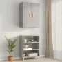 Concrete gray hanging wall cabinet 69.5x34x90 cm by vidaXL, Sideboards - Ref: Foro24-812262, Price: 74,91 €, Discount: %