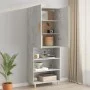 Betongrauer Hängewandschrank 69,5x34x90 cm von vidaXL, Sideboards - Ref: Foro24-812262, Preis: 74,55 €, Rabatt: %