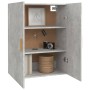 Betongrauer Hängewandschrank 69,5x34x90 cm von vidaXL, Sideboards - Ref: Foro24-812262, Preis: 75,70 €, Rabatt: %