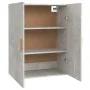 Concrete gray hanging wall cabinet 69.5x34x90 cm by vidaXL, Sideboards - Ref: Foro24-812262, Price: 74,91 €, Discount: %