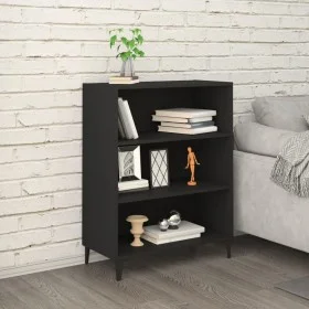 Schwarzes Sperrholz-Sideboard 69,5 x 32,5 x 90 cm von vidaXL, Sideboards - Ref: Foro24-812250, Preis: 58,55 €, Rabatt: %
