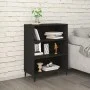 Schwarzes Sperrholz-Sideboard 69,5 x 32,5 x 90 cm von vidaXL, Sideboards - Ref: Foro24-812250, Preis: 58,55 €, Rabatt: %