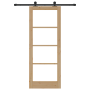 Puerta Deslizante  con Juego de Herrajes 'ORKDAL'78x202 cm | Foro24.es | Tu tienda online para hogar, jardín y más Foro24.es