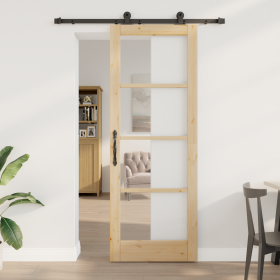 Puerta Deslizante con Juego de Herrajes