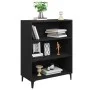Schwarzes Sperrholz-Sideboard 69,5 x 32,5 x 90 cm von vidaXL, Sideboards - Ref: Foro24-812250, Preis: 58,55 €, Rabatt: %