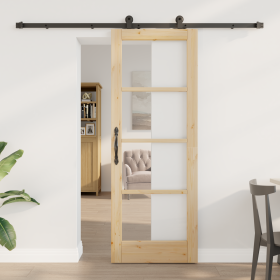 Puerta Deslizante con Juego de Herrajes