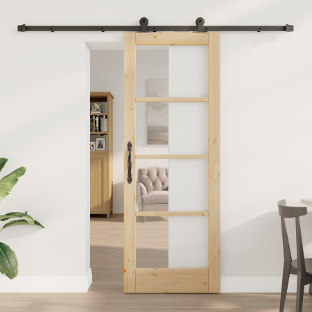 Puerta Deslizante  con Juego de Herrajes 'ORKDAL'73.5x198.5 cm | Foro24.es | Tu tienda online para hogar, jardín y más Foro24.es