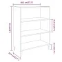Schwarzes Sperrholz-Sideboard 69,5 x 32,5 x 90 cm von vidaXL, Sideboards - Ref: Foro24-812250, Preis: 58,55 €, Rabatt: %